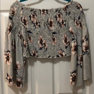 She + Sky floral top